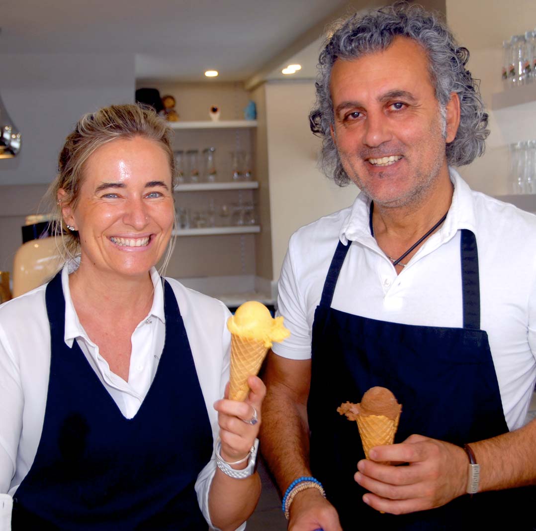 Eiscafé Inhaber San Marc Inhaber Yvonne und Maurizio